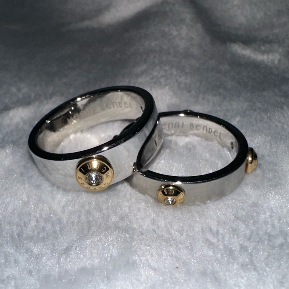 Henri Bendel Miss Stack Ring Silver - image 2